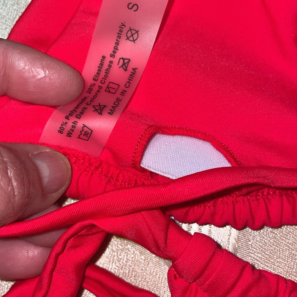 Red Bikini Set - Picture 3 of 3